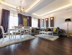 Elegancki salon w stylu glamour